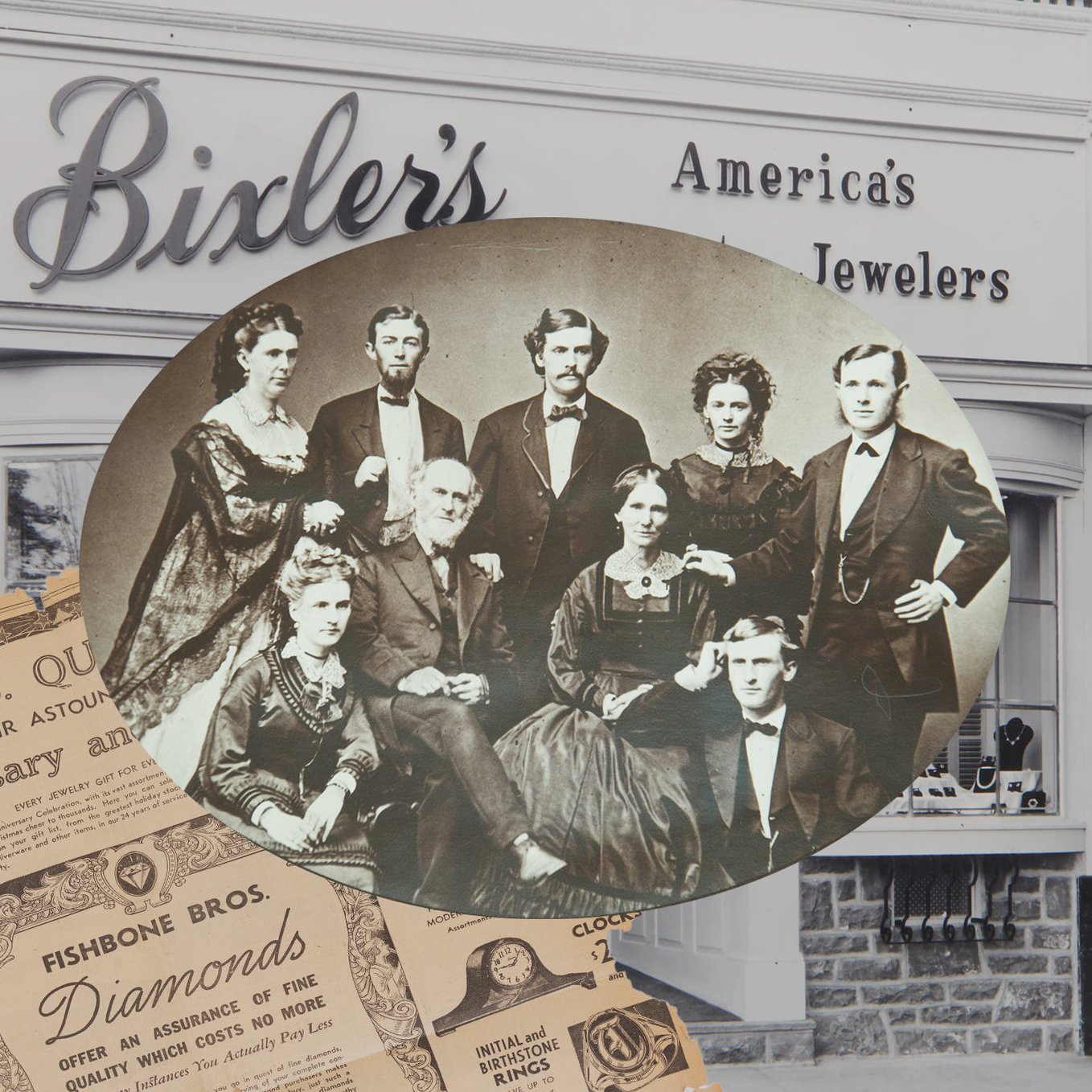 Archive collage, 1825
