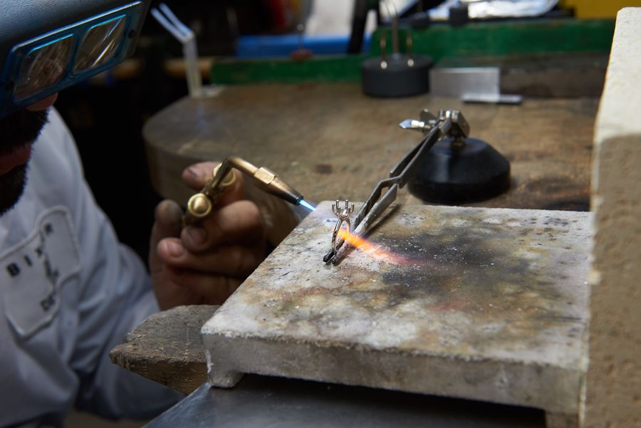 Soldering at the bench